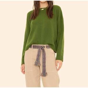 NEW XIRENA lela sweater in herb green